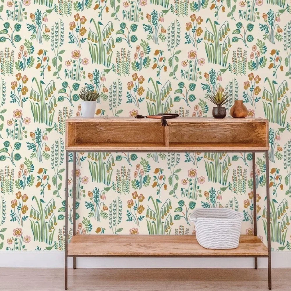 NOVOGRATZ x TEMPAPER tallulah belle peel & stick wallpaper -multi